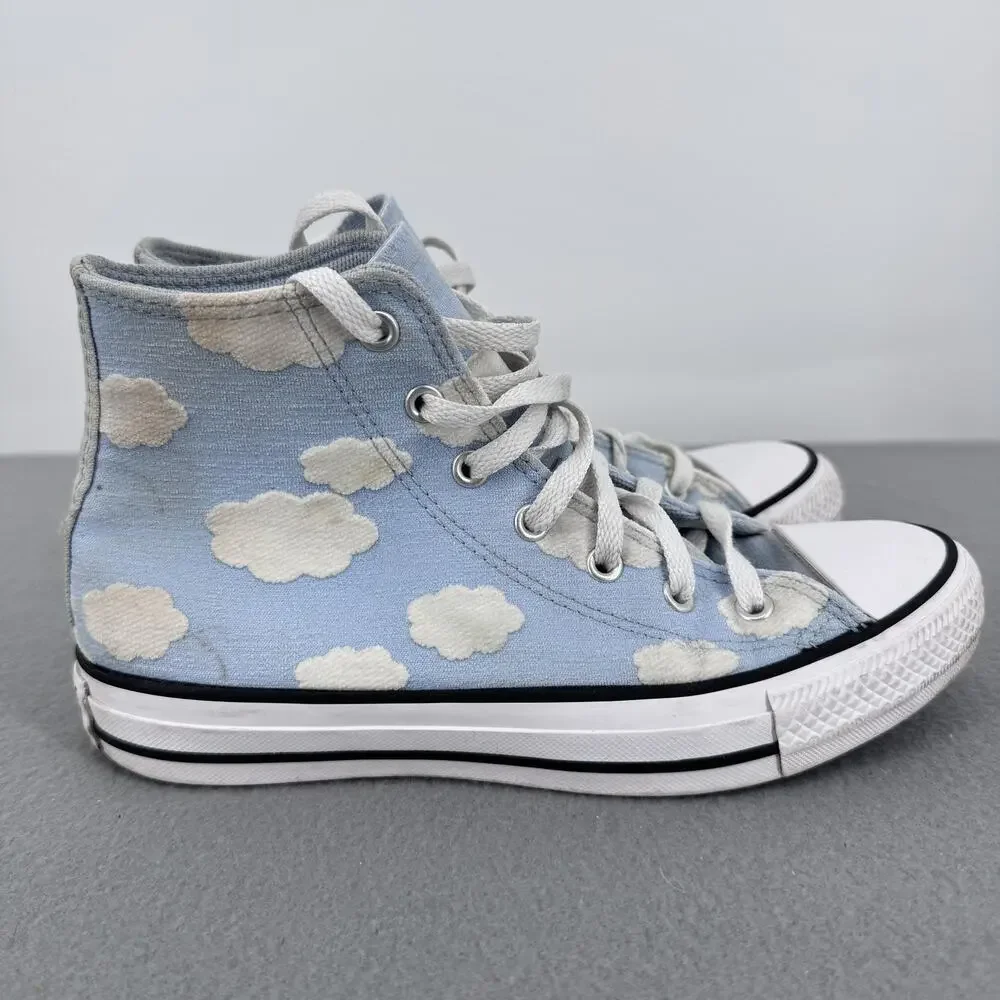 Converse Chuck Taylor All Star Shoes Youth Size 5 Blue Cloud High Top Sneakers
